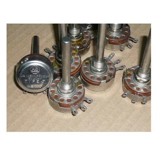 [VK] MEXICO AB American Carbon Film Single Potentiometer 5K 502 Round shaft length 43MM shaft diameter 6.2MM