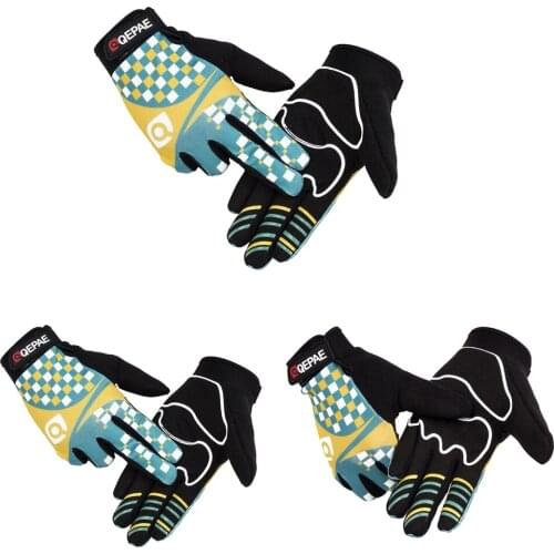 Adults Cycling Gloves Full Finger Shockproof Sports Bicycle Mittens M/L/XL