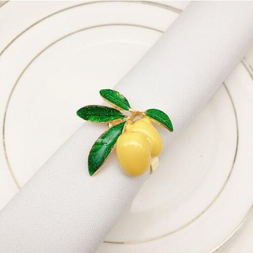 1pcs/lot Fruit Jujube Napkin Ring Fashion Napkin Ring Wedding Hotel Tableware Napkin Button Desktop Decoration