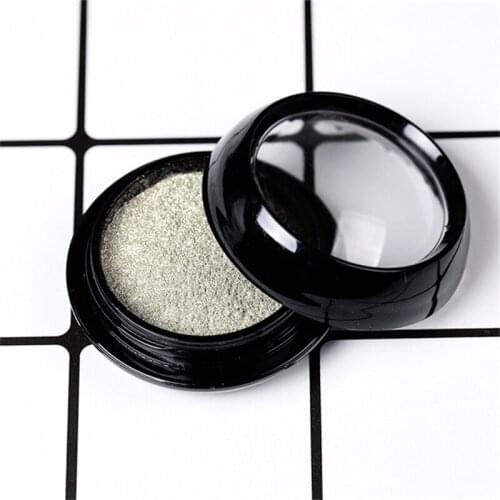 1 Box Mirror Silver Nail Glitter Powder Shining UV Gel Nail Art Chrome Pigment Nail Decoration Tools