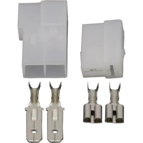 2 Pin Automotive Connector harness connector plug with terminal DJ70215-6.3-11/21 2P