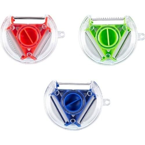 3PCS with Three Magic Peelers Stainless Steel Peeler Peeler Shredder Shredder Multi-peeling Blade Zester Grater Kitchen Tool