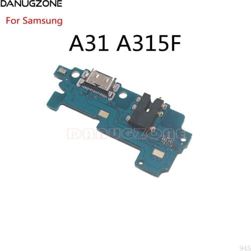 30PCS/Lot For Samsung Galaxy A31 A315F USB Charging Dock Port Socket Jack Plug Connector Charge Board Flex Cable