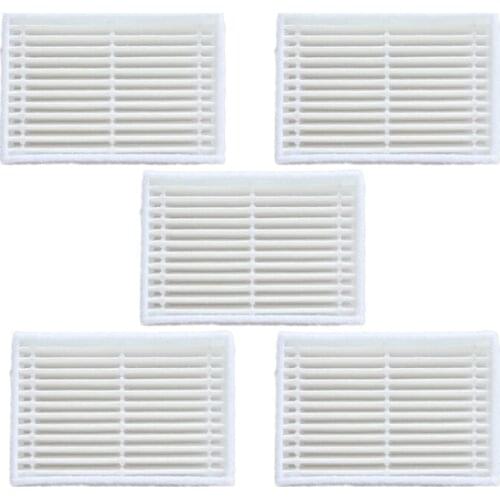 5 Pcs Hepa filter for Midea vcr15 X750 For Proscenic Summer P1 P2 P3 Kavity Elipse Pro Robotic Vacuum Cleaner Parts