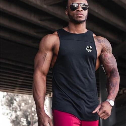 Brand New Fashion Fitness Gym Clothing Bodybuilding Workout Mesh Tank Top Men Musculation Singlets Sleeveless Muscle Shirt Vest