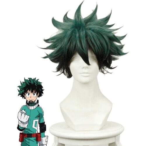 My Hero Academia Izuku Midoriya Cosplay HeadWear Cosplay Hairs Green