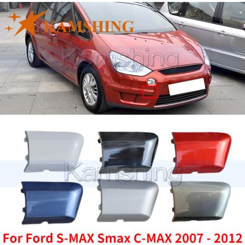 Kamshing For Ford S-MAX Smax C-MAX 2007 2008 2009 2010 2011 2012 Front Bumper Trailer Hook Cover Cap Towing Hook Cover Cap