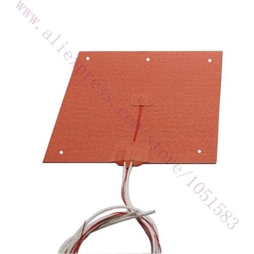 USA Material! Flexible 245X245mm Silicone Heater 350W@220V/110V Heated Bed,Build Plate for Ultimaker 3D Printer