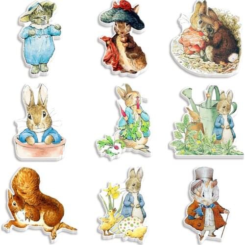 Cute Rabbit Planar Resins DIY Crafts Hair Accessories Bow Accessories 30 Pieces/lot