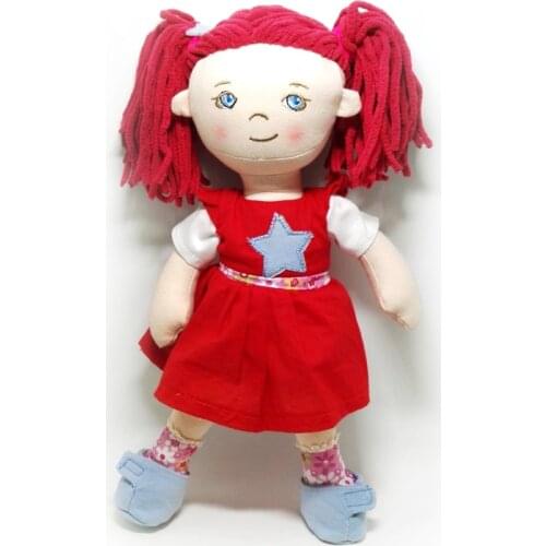 Free shipping High quality baby to sleep soft handmade dolls children comfort soft toys cloth doll baby doll gift girl 30cm