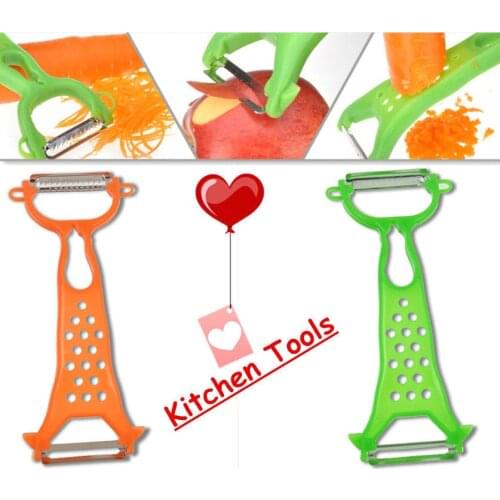 New Vegetable Slicer Cutter Peeler Potato Apple Fruit Kitchen Utility Tool 2 PCS