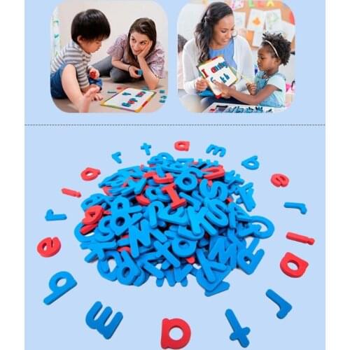 Foam Self-Adhesive Stickers for Kids Children Educational Toys White Board Magnetic English Letters Digital Stickers 69HE