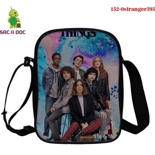 Fashion Stranger Things Pattern Bags for Women 2021 Handbags High Quality Ladies Tote Bag Luxury Designer Women Messenger Bags