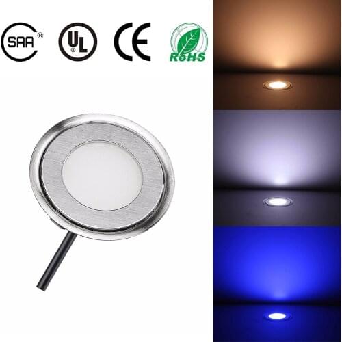 QACA LED Deck Light Low Voltage Waterproof IP67 Wood flooring Step LED In-ground Lighting B101