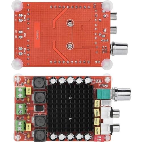 TDA7498 Class-D High power Digital amplifier board 2x 100w amplifiers amplificador audio DC 12V 24V