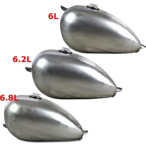 Vintage Motorcycle Modification Chopper Bobber Carburetor Egg Shape Motorbike Fuel Tank With Cap