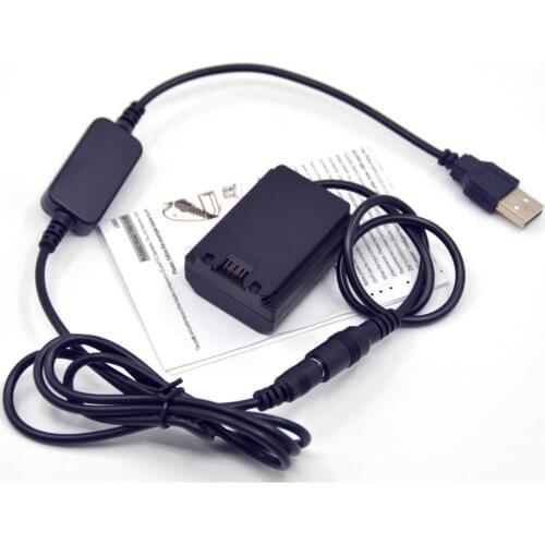 Power Bank 5V USB cable adapter + NP-FZ100 VG-C3EM dummy battery for Sony Alpha A9 A7RM3 A7RIII a7iii A7M3 ILCE-9 camera