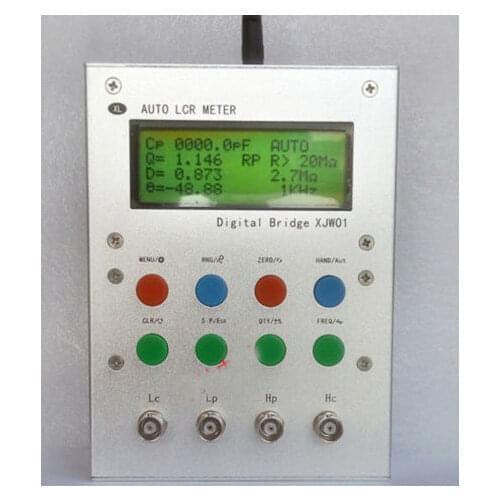XJW01 Auto LCR Digital Bridge 0.3% LCR Tester Resistance Inductance Capacitor ESR Meter DIY kits