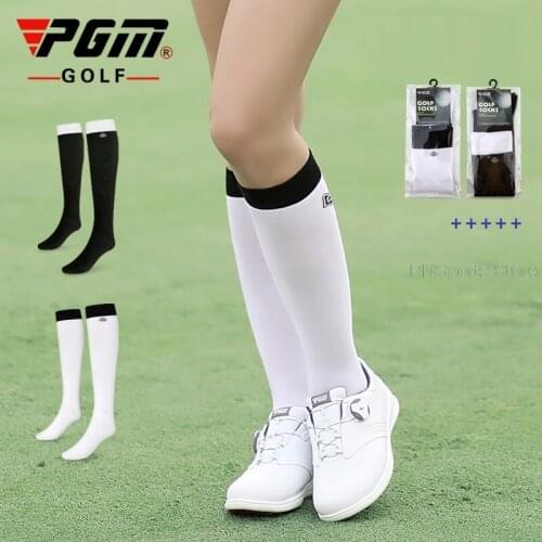 Pgm Women Golf Socks Stockings Sports Leisure Summer Ladies Girls Socks Over Knee High Stocking Breathable Soft Skin Friendly