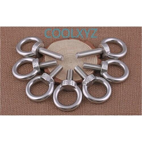 304stainless steel ring screw lengthening ring bolt M3M4M5M6M8M10M12M14M16M18M24 1pcs