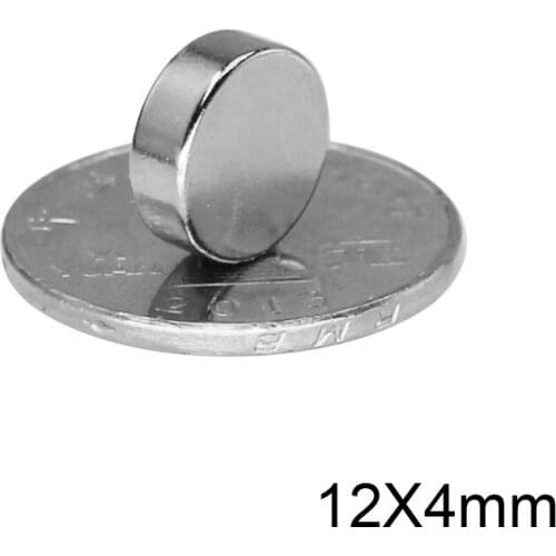 10/20/50/100PCS 12x4 mm N35 Round Magnets Neodymium Magnet Dia 12x4mm Permanent NdFeB Strong Powerful Magnetic 12*4