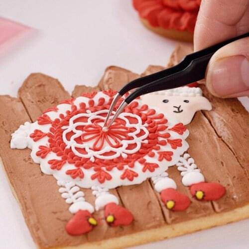 2pcs/lot Anti-static Precision Tweezers Set Pinzas Pincet Stainless Steel ESD Tweezer Electronics Repair Tools