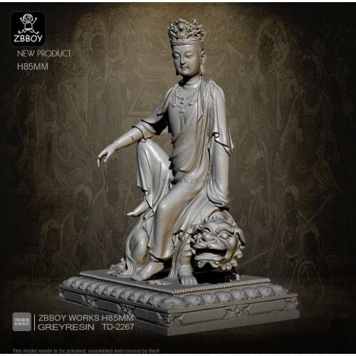 85MM Resin Figure Kits Buddha Model Self-assembled TD-2267