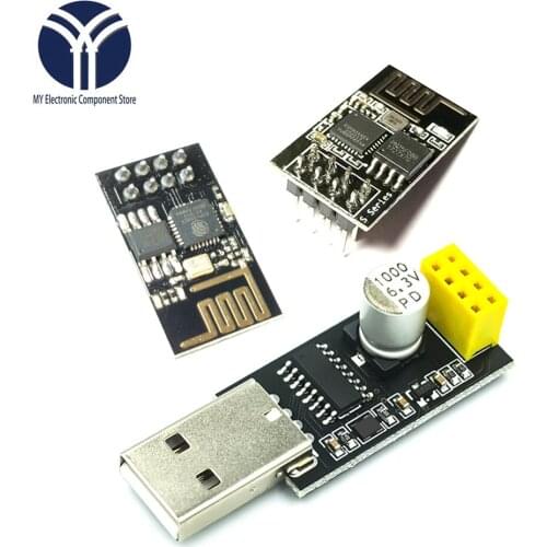 ESP01 Programmer Adapter UART GPIO0 ESP-01 Adaptater ESP8266 CH340G USB to ESP8266 Serial Wireless Wifi Developent Board Module