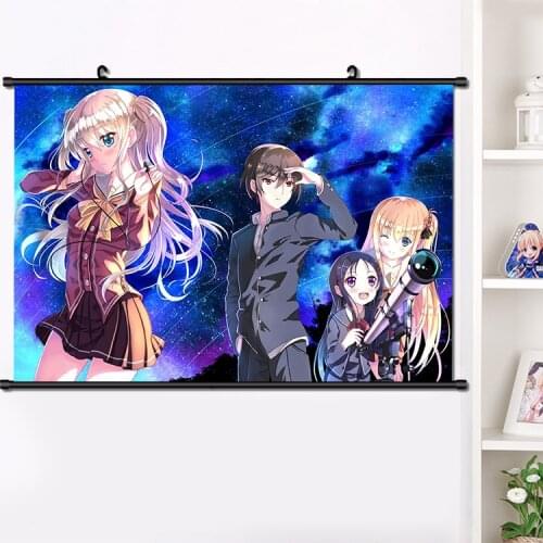 Anime Charlotte Tomori Nao Yusa Nishimori Otosaka Ayumi Cosplay Wall Scroll Mural Poster Wall Hang Poster Home Art Decor Gift