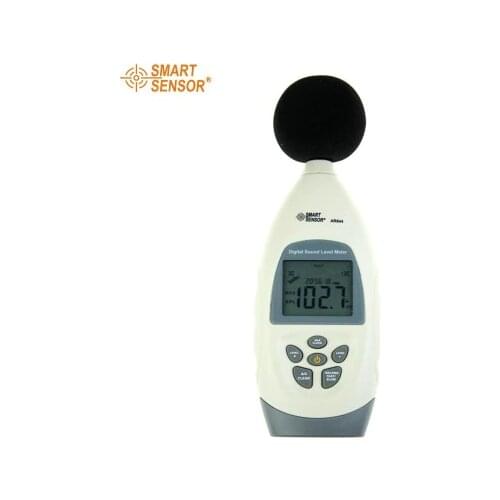 Digital Sound Level Meter Decibel DB Tester Noise Level Meter with Software&USB Cable 30~130dB 31.5HZ~8.5KHZ Smart Sensor AR844