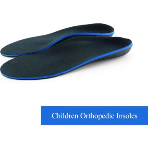 Kids Orthotic Insoles Arch Support for Flatfoot Breathable Velvet Lightweight EVA Pads For Kids Leisure Sport Orthopedic Insoles