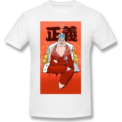 Graphic Mens Basic Short Sleeve T-Shirt Sakazuki Patrick Star Anime Manga Tees Tops EUR Size