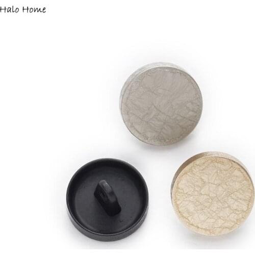Halo Home 5pcs Crack Metal Buttons for Sewing Scrapbooking Jacket Blazer Sweaters Gift Crafts Handwork coat Clothing 15mm