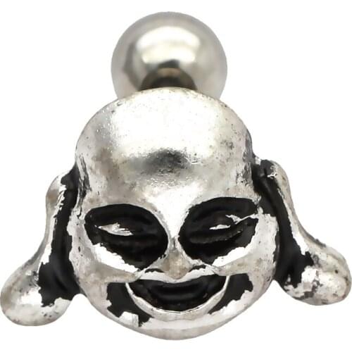 JHJT 16G Cartilage Earring 316L Surgical Stainless Steel Chinese Elements earrings for women 2020