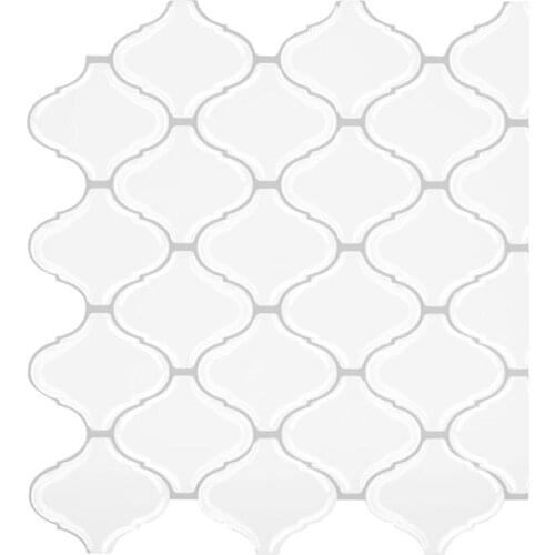 EasyTiles Peel And Stick Waterproof Wall Tiles Computer Room Decoration Baffle Bathroom Waterproof Back Baffle (305x305mm