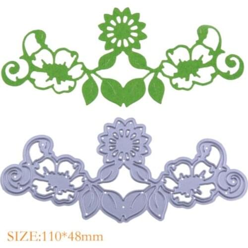 SCD688 Flowers Metal Cutting Dies For Scrapbooking Stencils DIY Album Cards Decoration Embossing Folder Die Cuts Tools Molds New