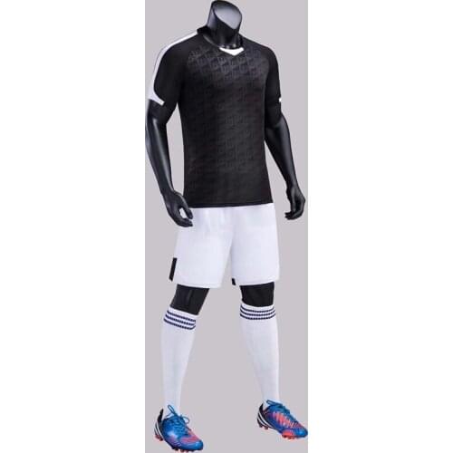 Men Women Kids Football Jerseys 2018 Team Training Soccer Jerseys Breathable Sports Team Game Jersey Uniforms Set Shirt + Shorts