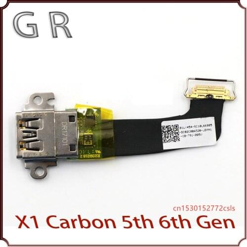 New and Original USB port board interface with cable For Lenovo Thinkpad X1 Carbon 5th 6th Gen Laptop 01YR420 01LV454 SC10Q59871