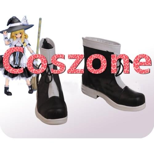 Touhou Project Kirisame Marisa Cosplay Shoes Boots Halloween Cosplay Costume Accessories
