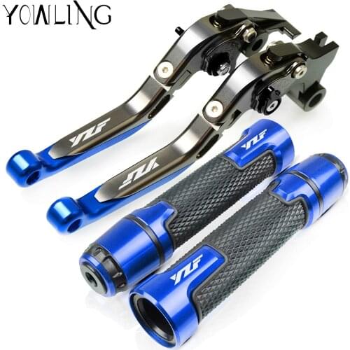 Motorcycle Accessories Brake Clutch Levers Handlebar Hand Grips For YAMAHA YZF R15 YZF-R15 2008 2009 2010 2011 2012 2013 2014