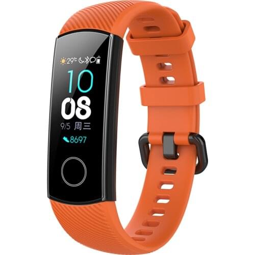 Silicone Wrist Strap For Huawei Honor Band 4 Smart Sport Bracelet Strap For Huawei Honor Band 4 Standard Version Clear Film