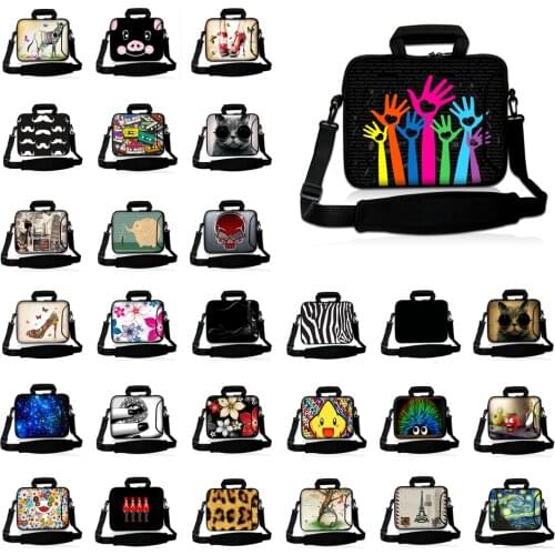 Laptop Bag Computer Messenger Carry Case Handbag Duo Zipper Shockproof Notebook Cover For MacBook Air Pro 11/13/14/15/15.6 10 17