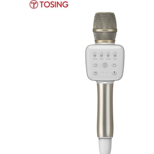 TOSING V2R high quality Beautifully karoke wireless bluetooth transmitter speaker bass/echo mobile microphone professional mic
