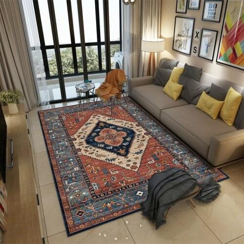 Carpet Thicken Parlor Rugs Art Decor Custom Made Rug Persian Style Printed Carpet Mats Big Size Home Mat Modern Living Room