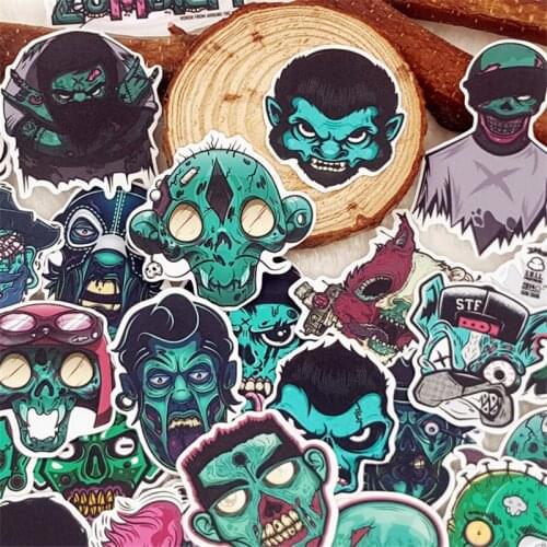 33 pcs Mixed Cartoon monster man Waterproof laptap stickers for Home decor on laptop decal fridge skateboard doodle toy sticker