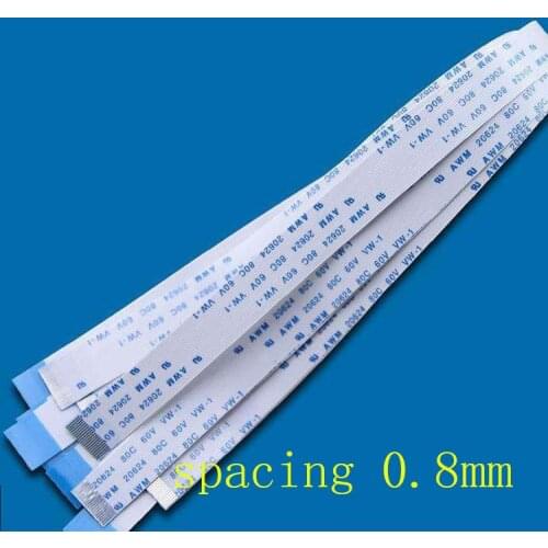 10Pcs FPC Flexible Flat Cable FFC 0.8MM 150MM A type interface 6P 8P 9P 10P 12P 14P 16P 18P 20P 22P 24P 26P 30P 36P 15cm fpc 0.8