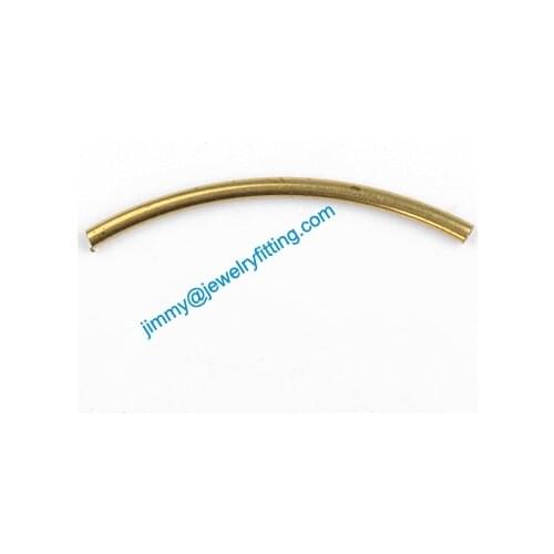 2013 Jewelry findings Bent Tubing tube spacer for jewelry making bracelet necklace 1.5*28mm