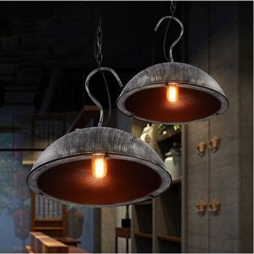 American Loft Style LED Pendant Lamp Iron Vintage Industrial Hanglamp Fixtures For Bedroom Living Room Lamparas Colgantes