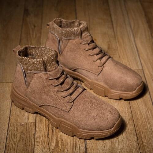 Boty sapatos informales shoes casual 2020 sneakers black sapato boots para dress slip shoe mens coturno man work cuero sports