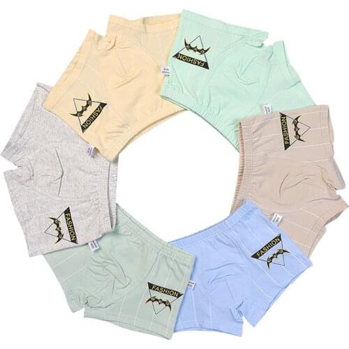 Boys Underwear 6Pcs/lot Panties For Children Cotton Cartoon Childs Underpants Briefs For Girls Baby Panties 2-7T